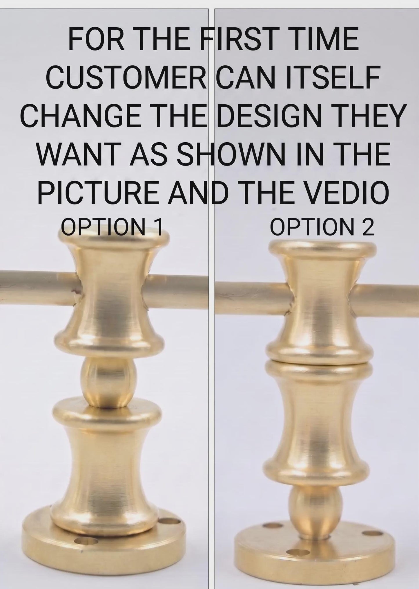Unlacquered/ Lacqured Brass Gallery Rail - Tipping Rail for Shelves - Matt Brushed Finish.