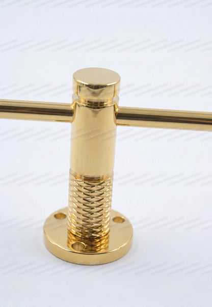 Unlacquered/ Lacqured Brass Gallery Rail - Tipping Rail for Shelves - BRASS Polished Finish.