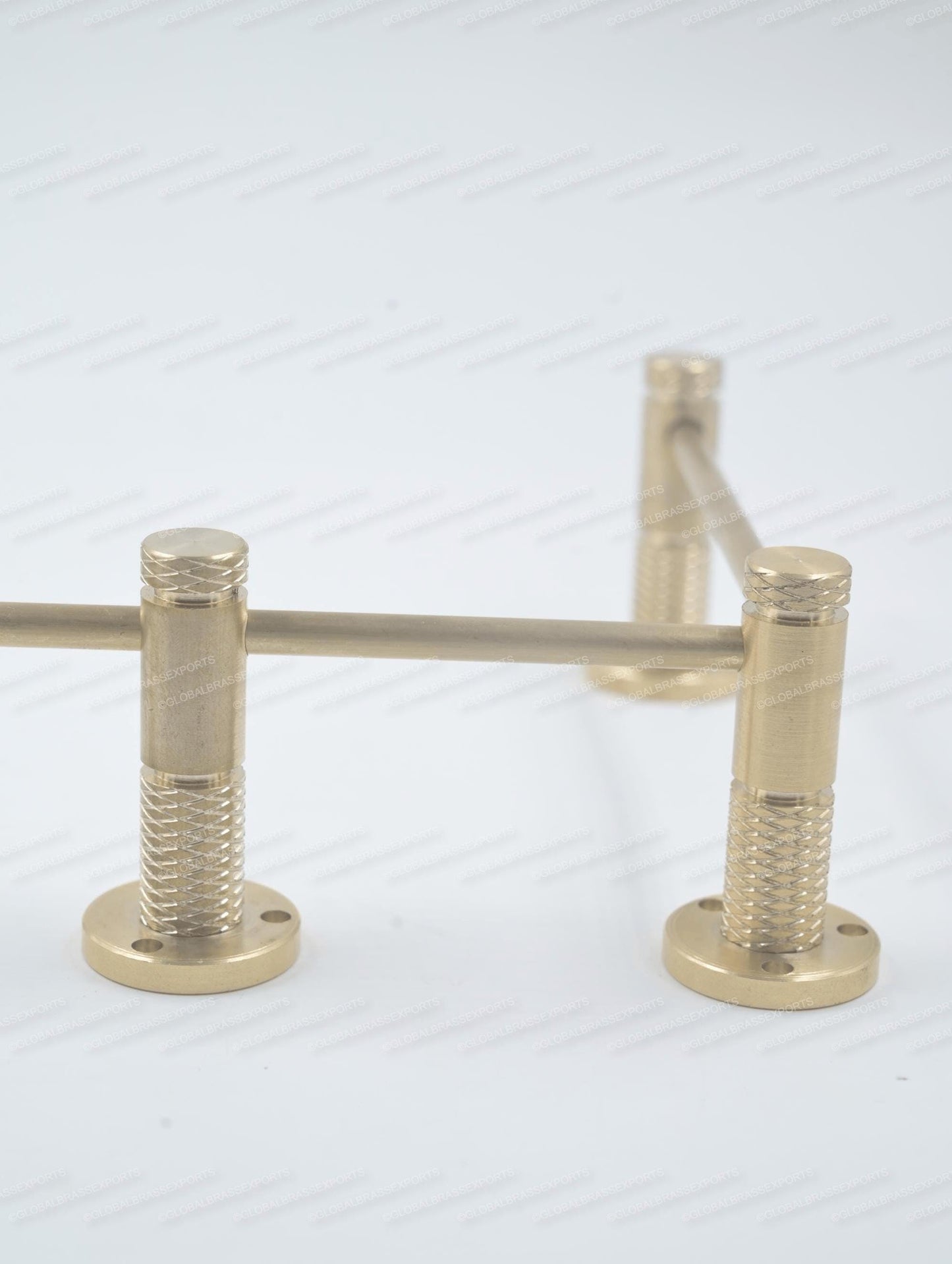 Unlacquered/ Lacqured Brass Gallery Rail - Tipping Rail for Shelves - Matt Brushed Finish.