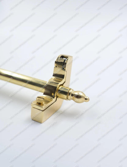 Unlacquered Brass Stair Rods, Custom Length Carpet Runner Hardware, Traditional Staircase Decor
